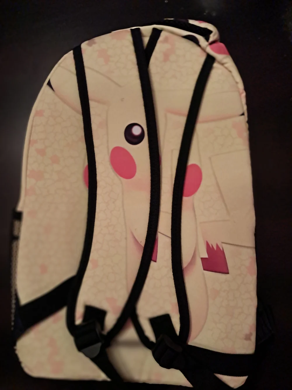 Kids Cute Pikachu-Inspired Pink Backpack -